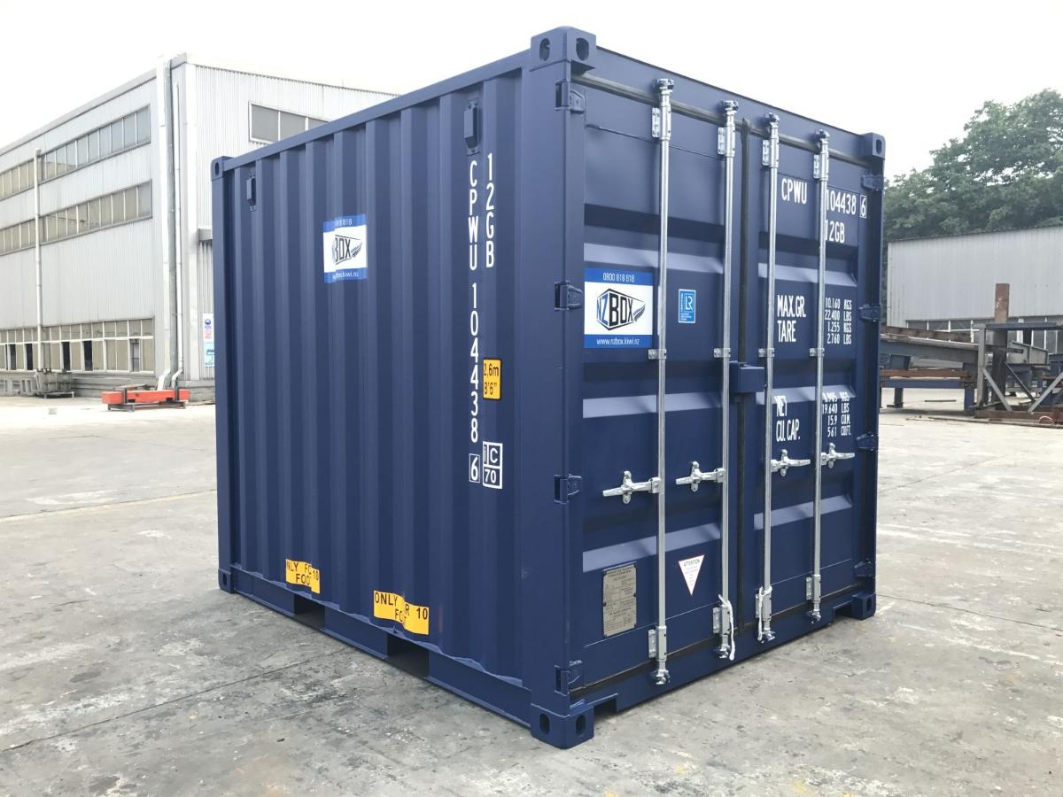 10ft Container Front Blue 