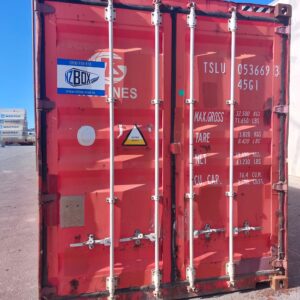 Red NZBOX Shipping Container